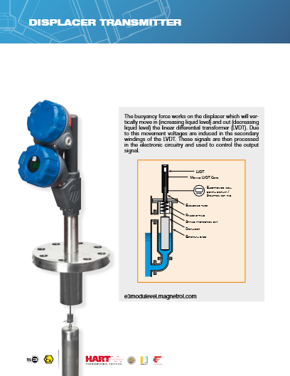 Displacer Level Transmitter